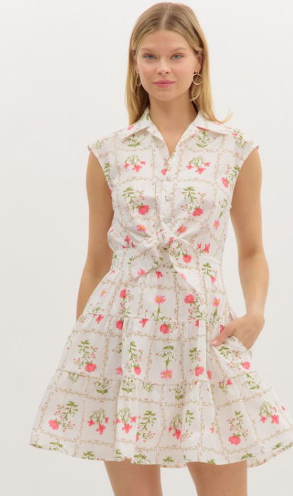 Addison Floral Mini Dress