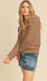 Annie Crew Neck Cozy Sweater