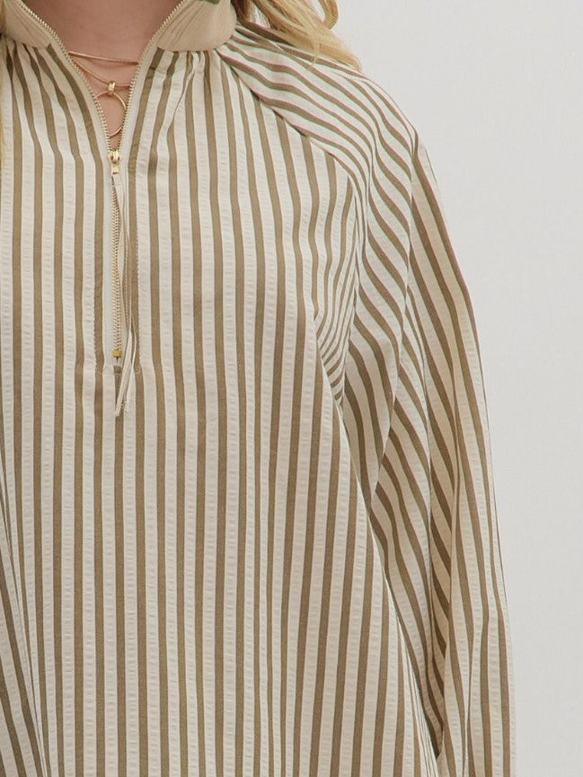 Annie Striped Long Sleeve Top