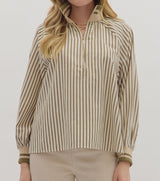 Annie Striped Long Sleeve Top