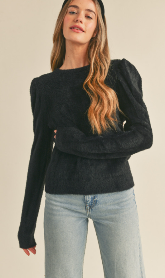 Annie Crew Neck Cozy Sweater