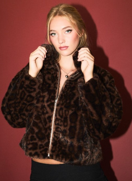 Ashton Faux Fur Collared Jacket