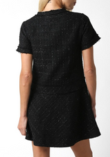 Emma Short-Sleeve Woven Dress