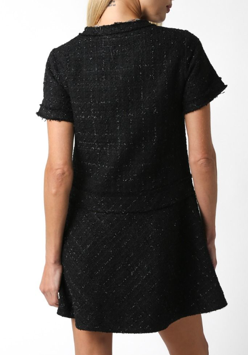 Emma Short-Sleeve Woven Dress