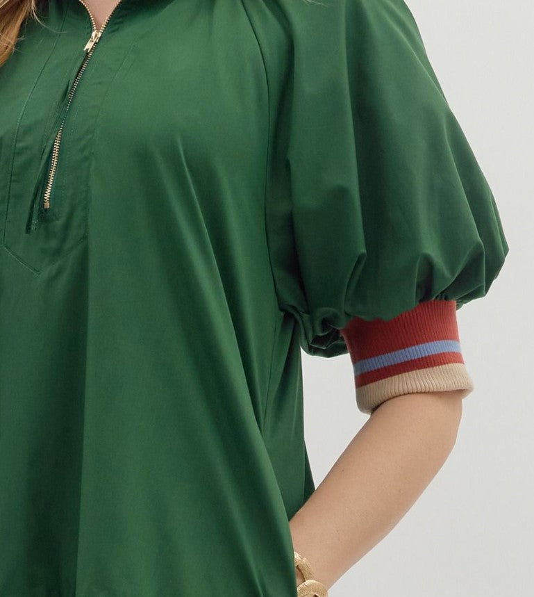 Blair Lightweight Woven Mini Dress with Ruffle Hem