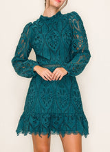 Chantilly Scalloped Lace Hem Dress