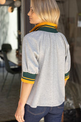 Colette Quarter Zip Frenchterry Top
