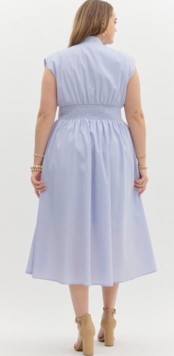 Collins V-Neck Midi Dress