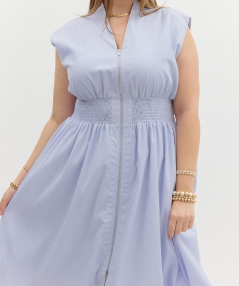 Collins V-Neck Midi Dress