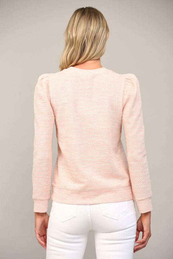 Ava Textured Fabric Sweater