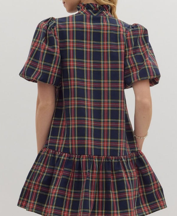 Finley Plaid Mini Dress