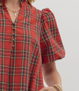 Finley Plaid Mini Dress
