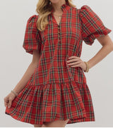 Finley Plaid Mini Dress