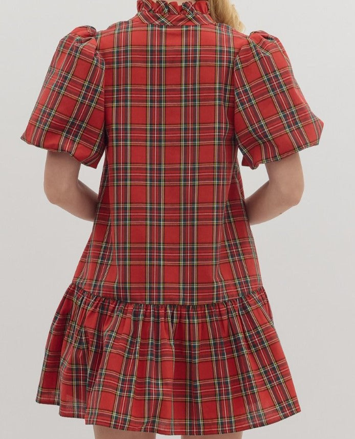 Finley Plaid Mini Dress