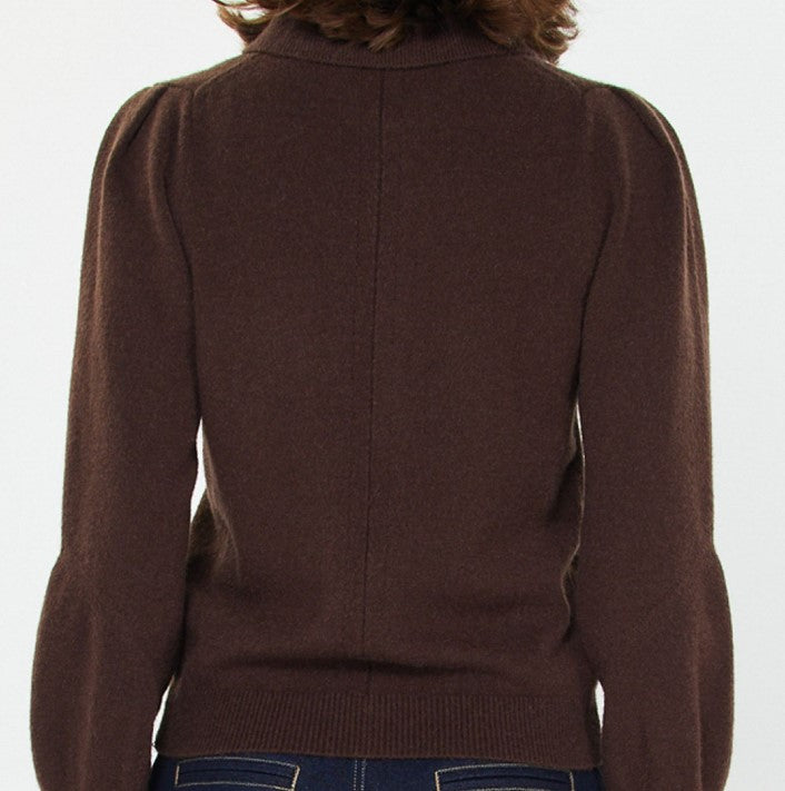 Genevieve Collared Neckline Knit Sweater