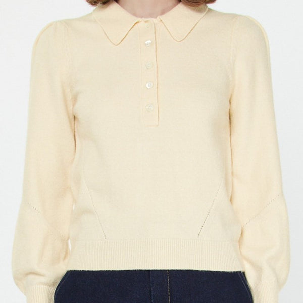Genevieve Collared Neckline Knit Sweater – LibbyKat