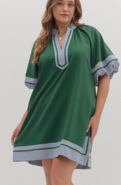 Georgia Pullover Mini Dress