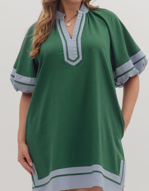 Georgia Pullover Mini Dress