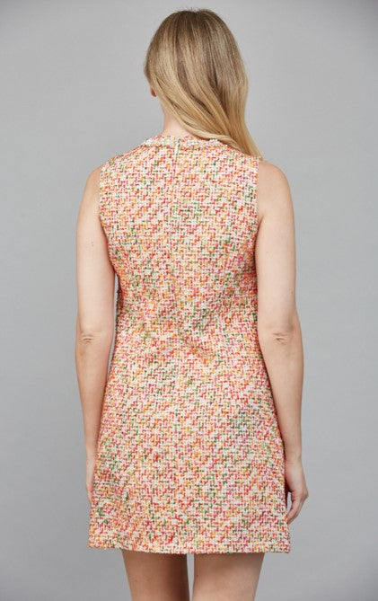 Ginger Tweed Shift Dress