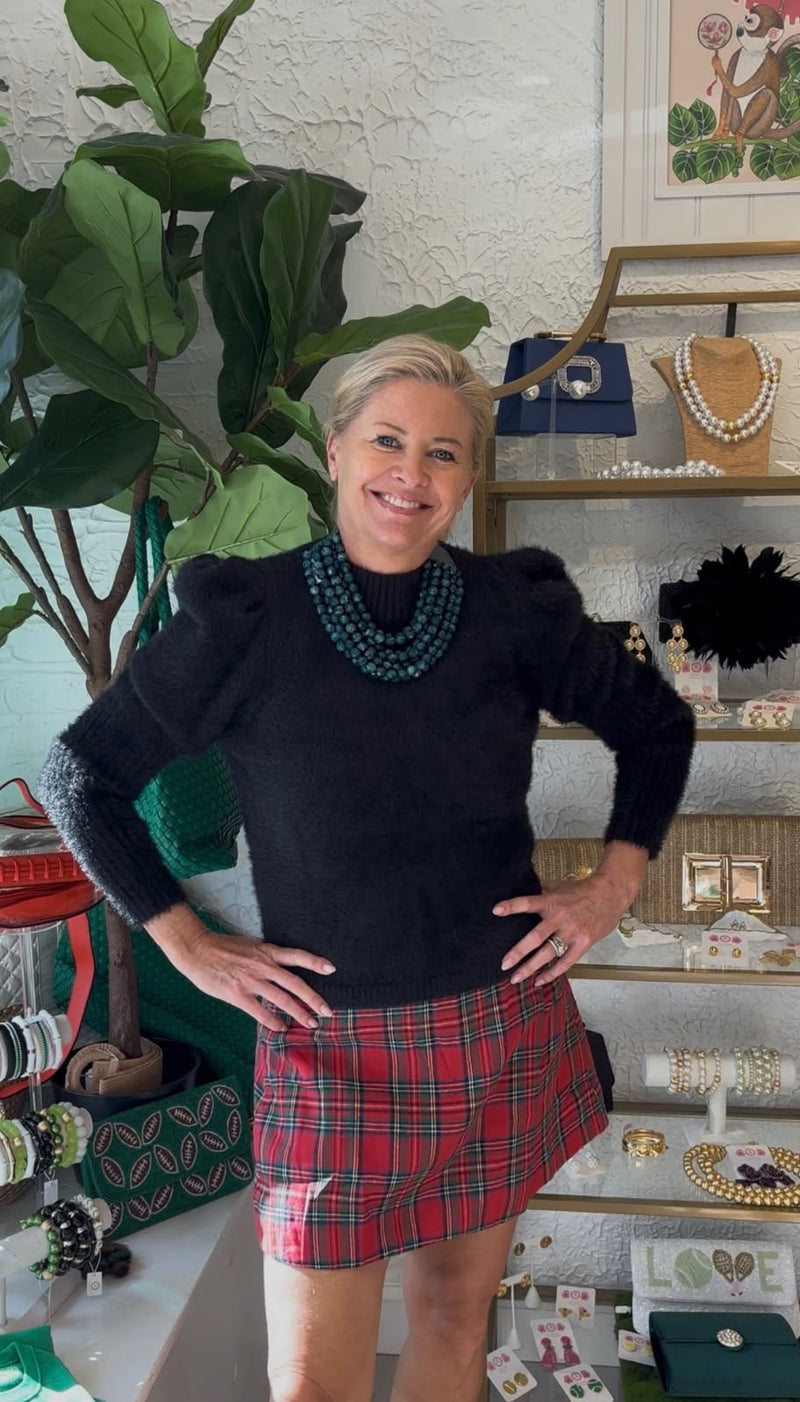 Holly Plaid Skort