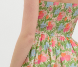 Izzy Strapless Pleated Midi Dress
