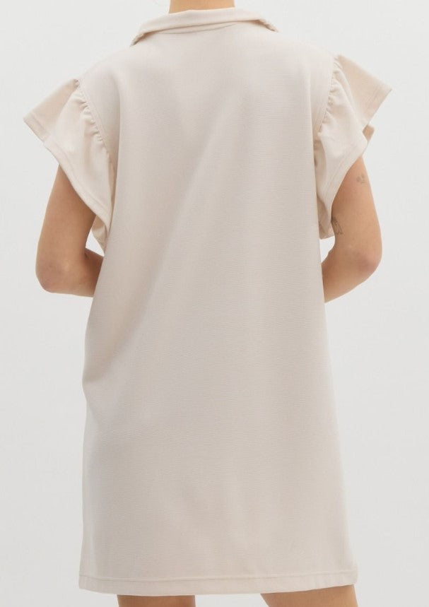 Jordan Mini Dress - Ecru