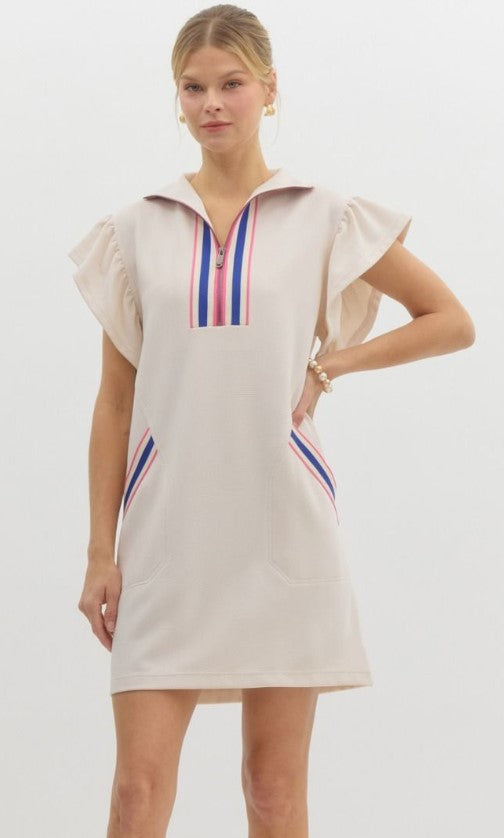 Jordan Mini Dress - Ecru