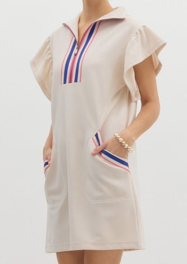 Jordan Mini Dress - Ecru