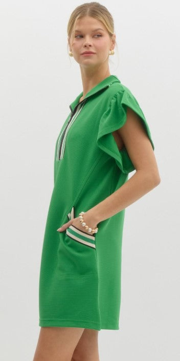 Jordan Mini Dress - Green