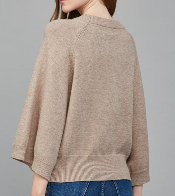 Josie Wide Sleeve Crew Neck Sweater