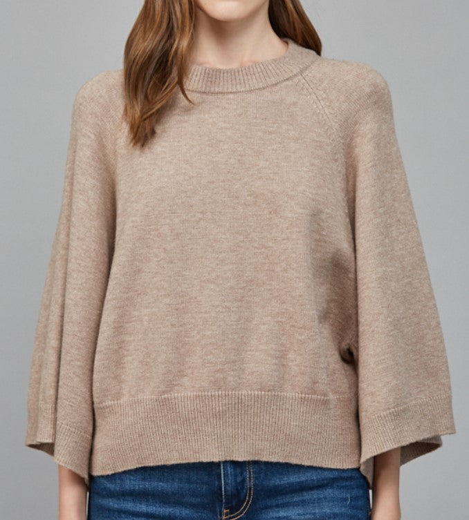 Josie Wide Sleeve Crew Neck Sweater