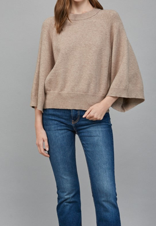 Josie Wide Sleeve Crew Neck Sweater