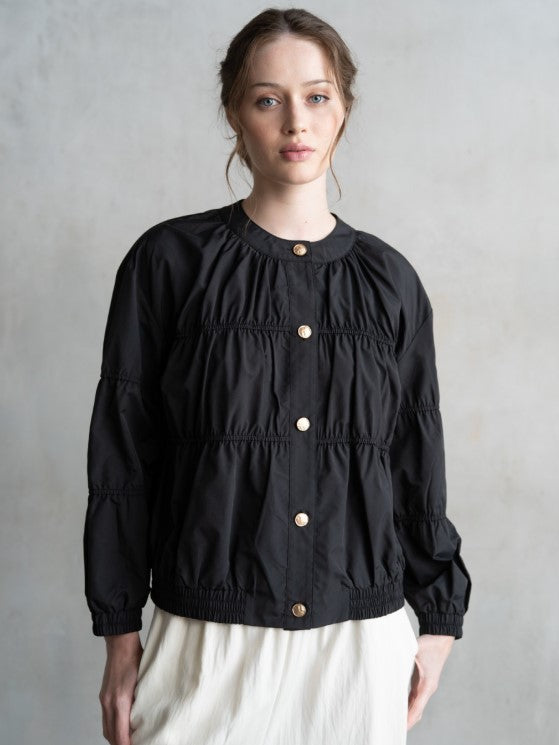 Kat Elastic Piping Parachute Jacket