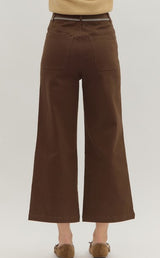 Katie Wide Leg Cropped Pants