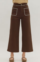 Katie Wide Leg Cropped Pants
