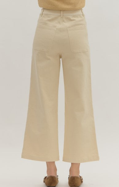 Katie Wide Leg Cropped Pants