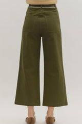 Katie Wide Leg Cropped Pants