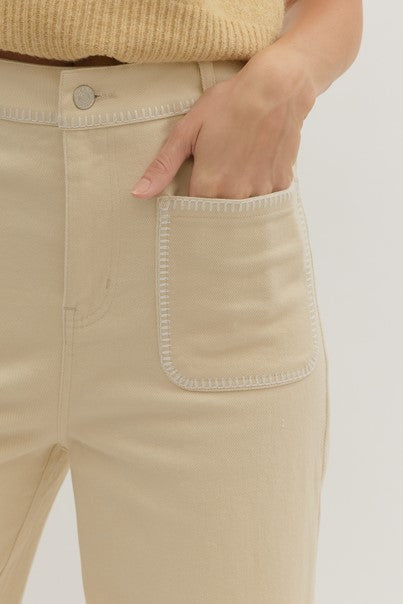 Katie Wide Leg Cropped Pants