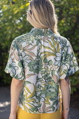 Leah Woven Floral Top