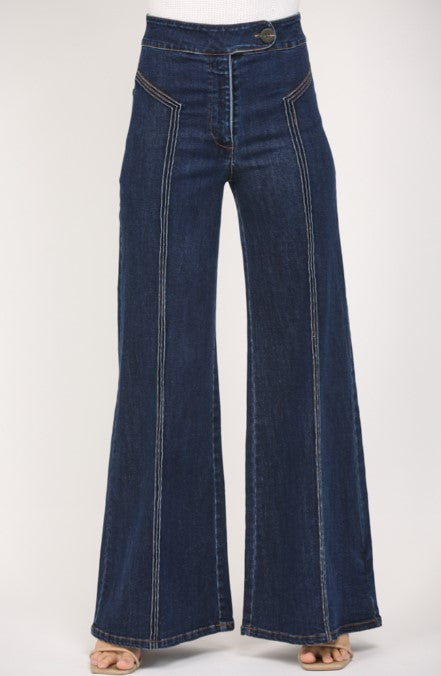 Lori High Waisted Wide Leg Jean
