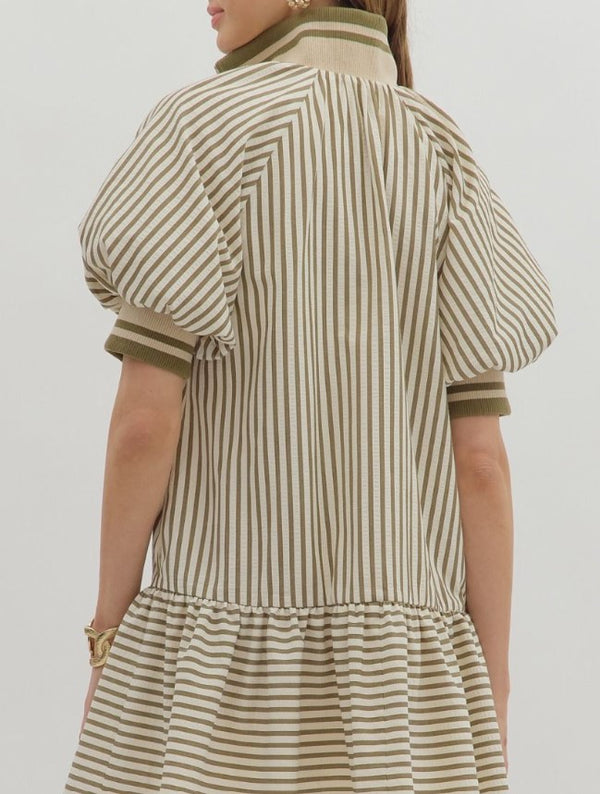 Mabel Striped Mini Dress