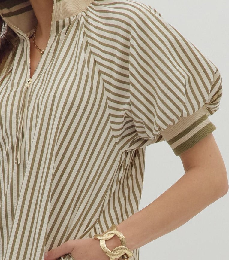 Mabel Striped Mini Dress