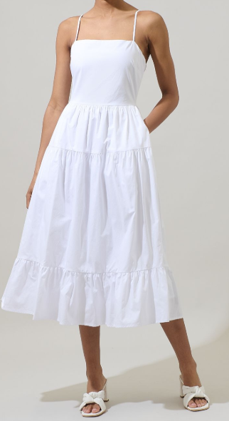 Mallory Midi Cotton Dress