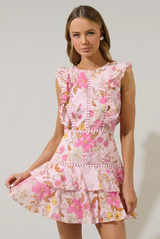 Mia Floral Ruffle Dress