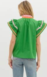 Mia Flutter Sleeve Top