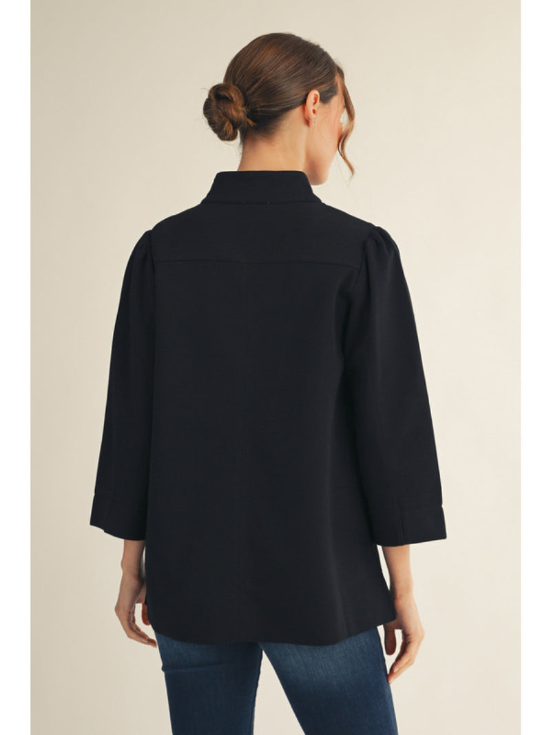 Millie 3/4 Puff Sleeve Top