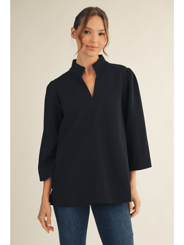 Millie 3/4 Puff Sleeve Top