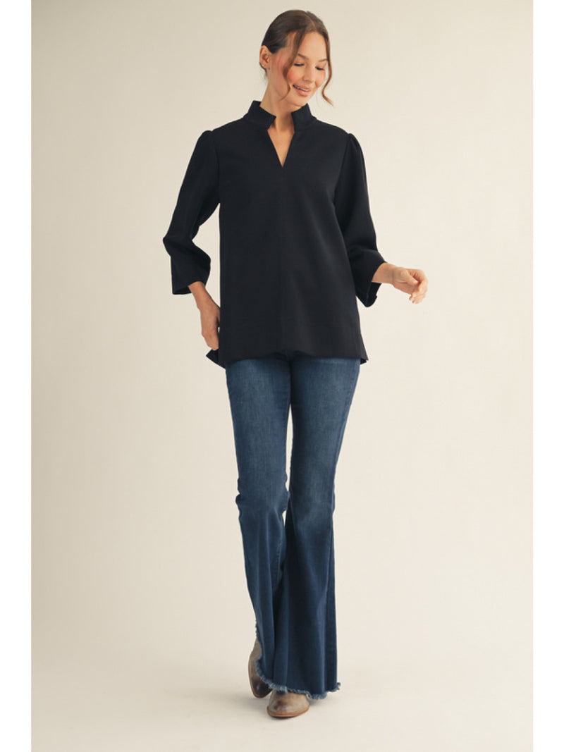 Millie 3/4 Puff Sleeve Top