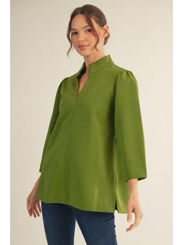 Millie 3/4 Puff Sleeve Top