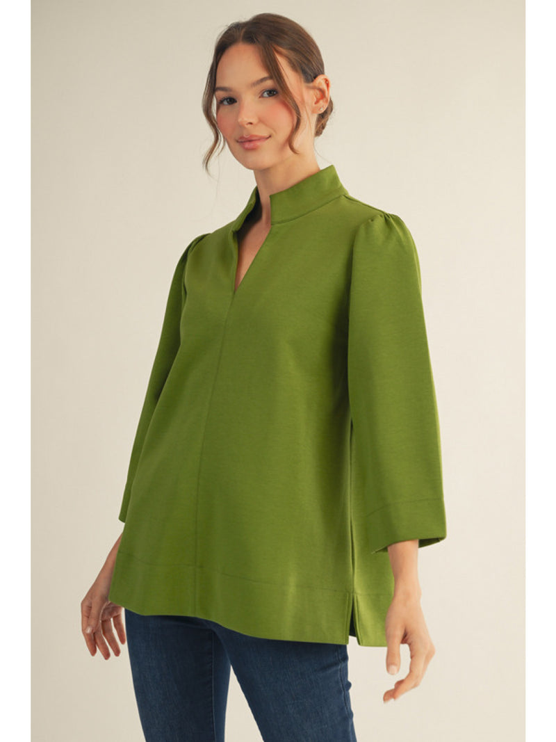 Millie 3/4 Puff Sleeve Top